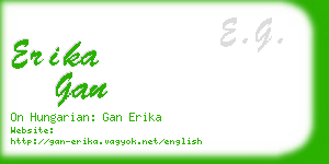 erika gan business card